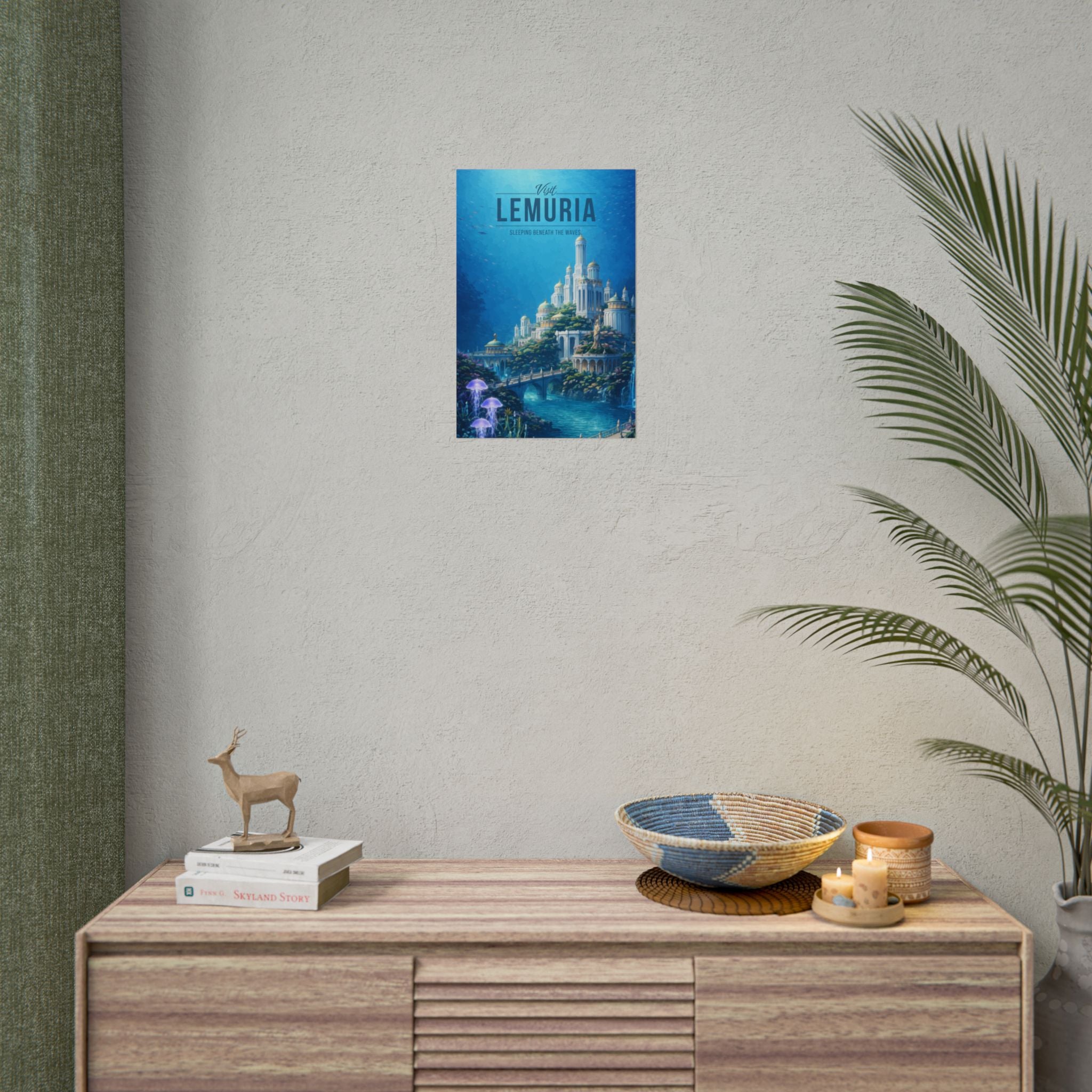 Lemuria Travel Poster