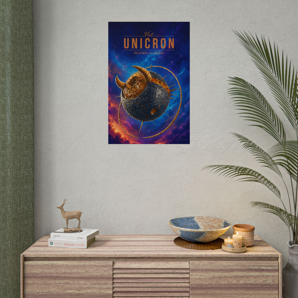 Unicron Travel Poster