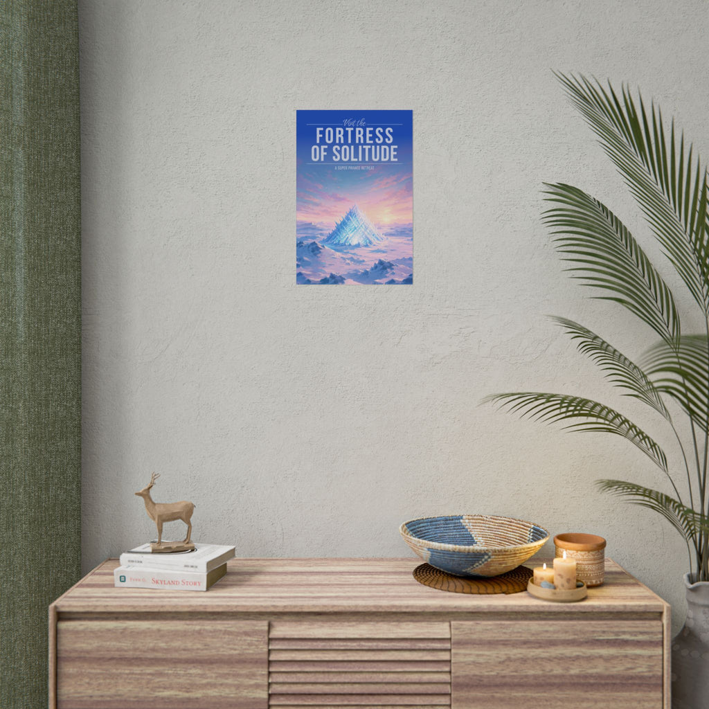 Fortress Of Solitude Travel Poster