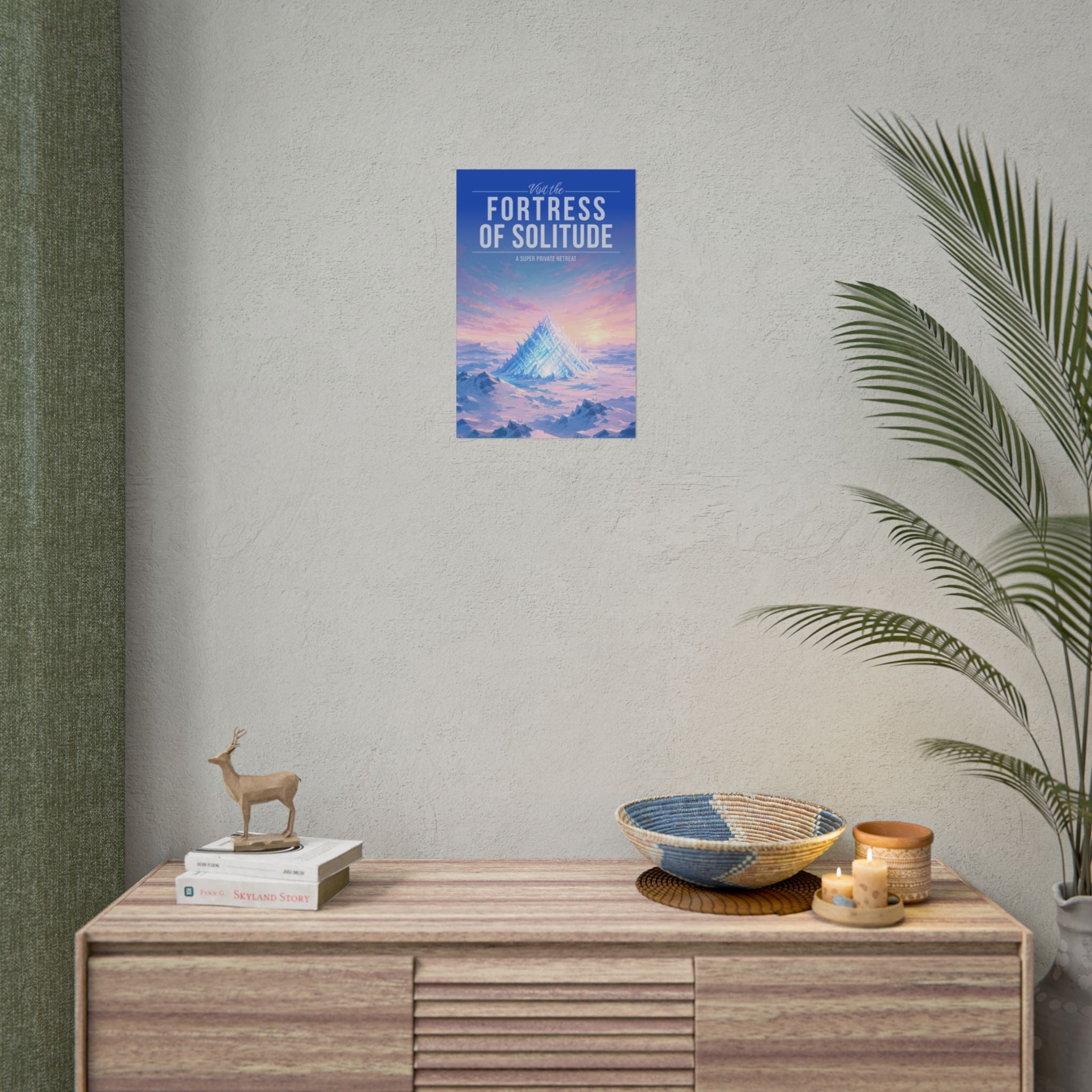 Fortress Of Solitude Travel Poster