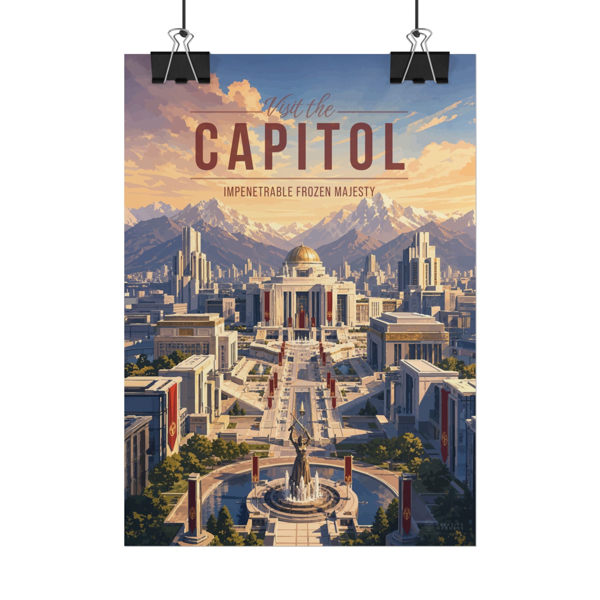 The Capitol Travel Poster