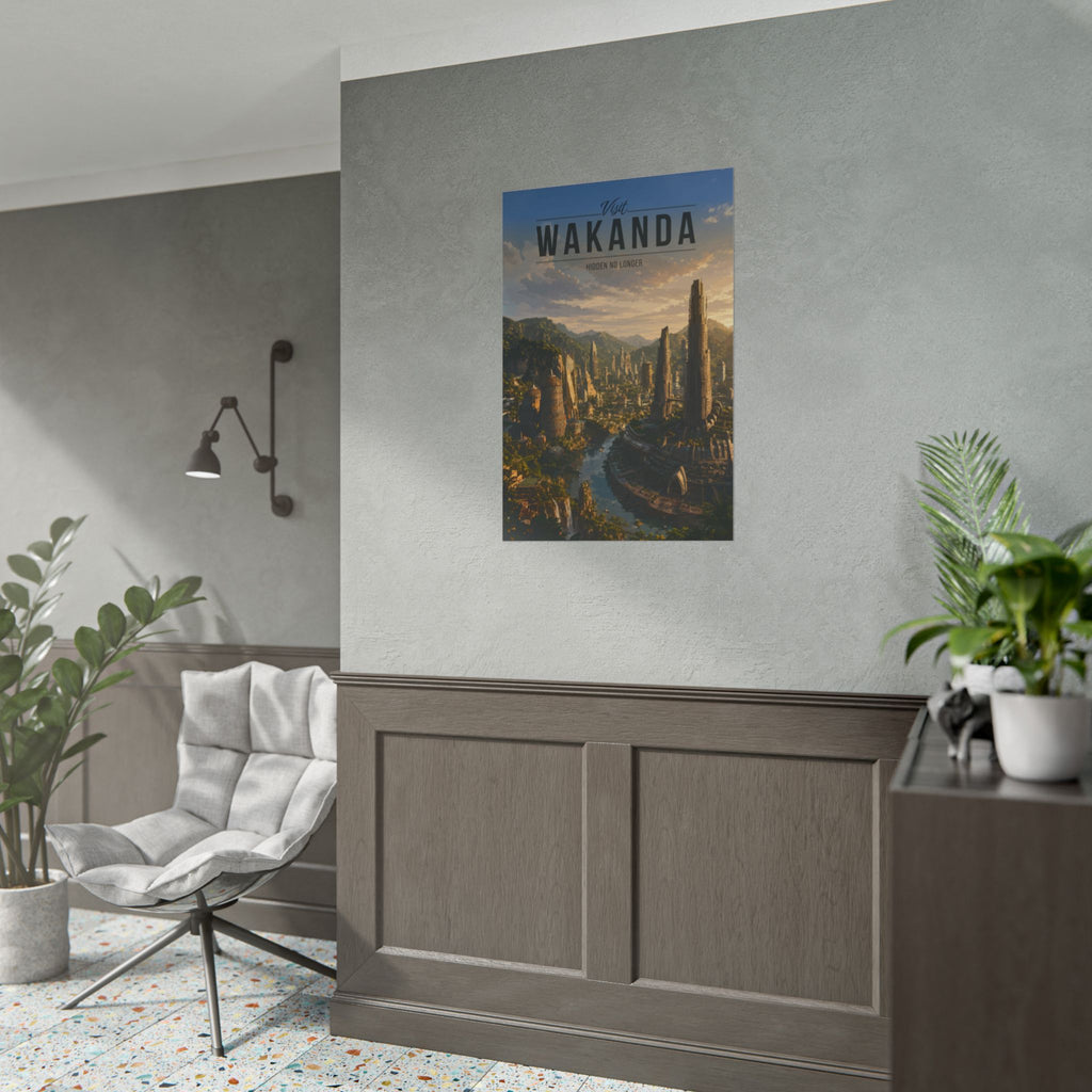 Wakanda Travel Poster