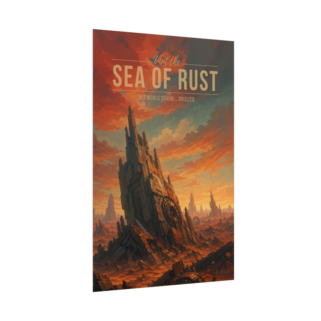 Sea Of Rust Travel Poster