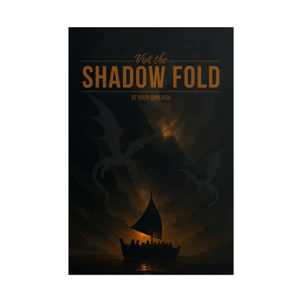 Shadow Fold Travel Poster