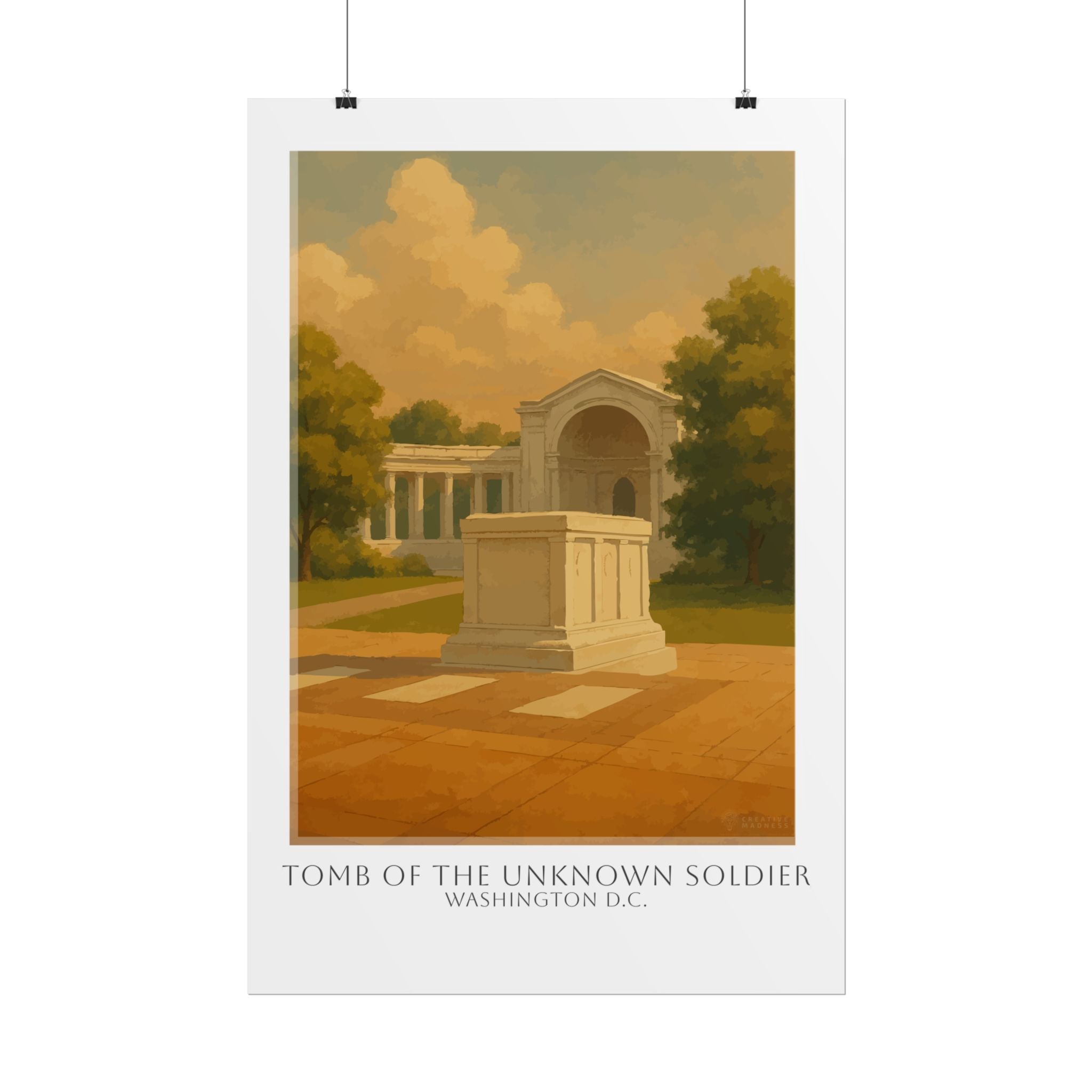Tomb Of The Unknown Soldier Travel Poster