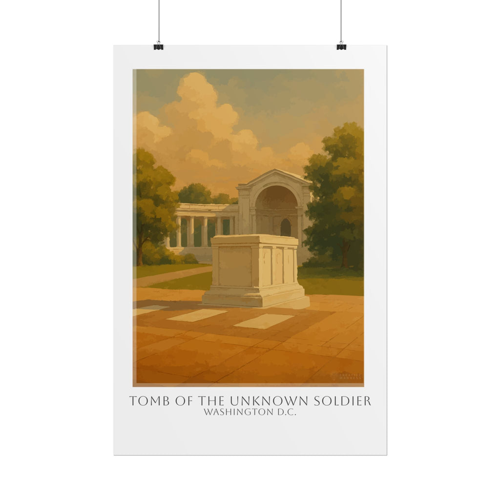 Tomb Of The Unknown Soldier Travel Poster