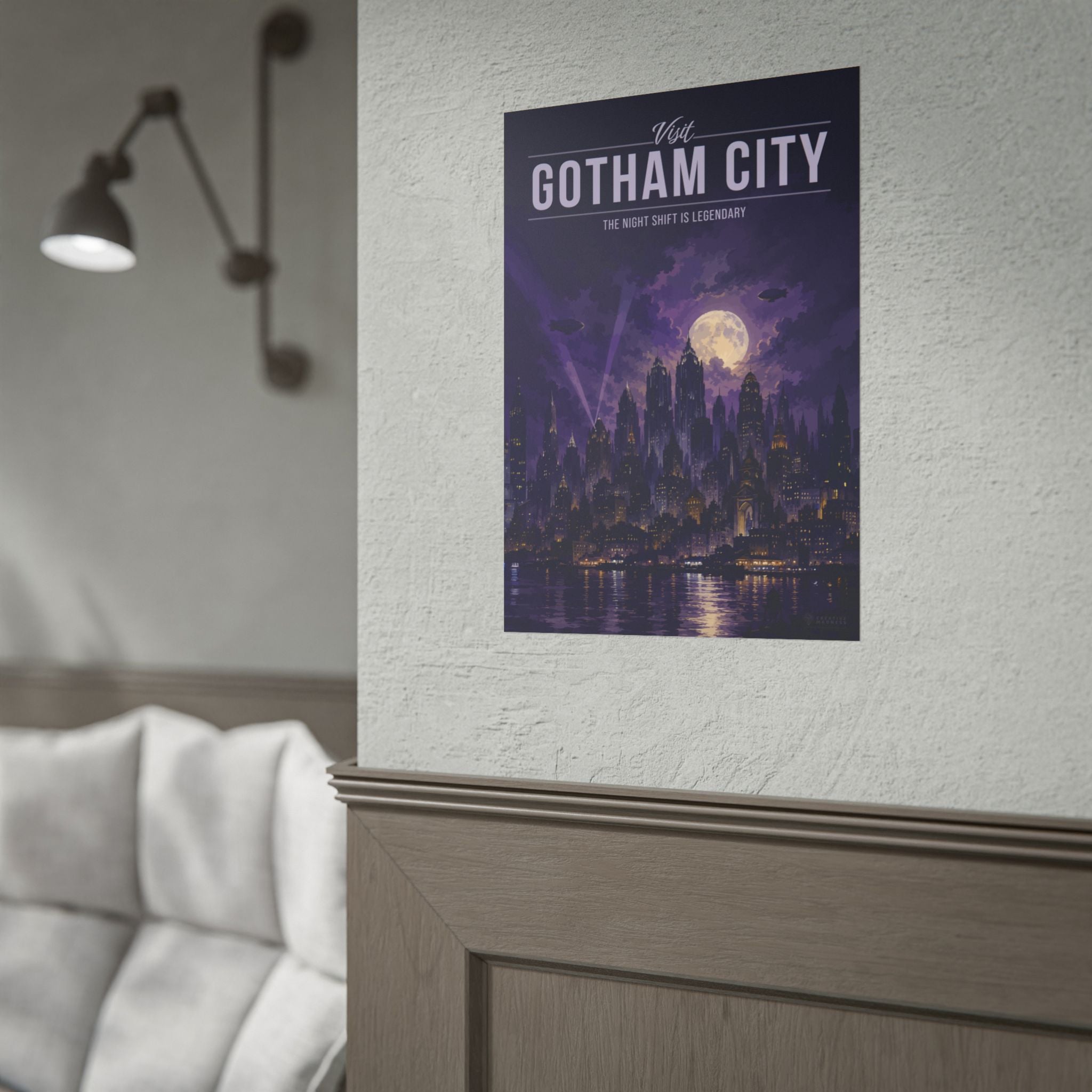 Gotham City Travel Poster