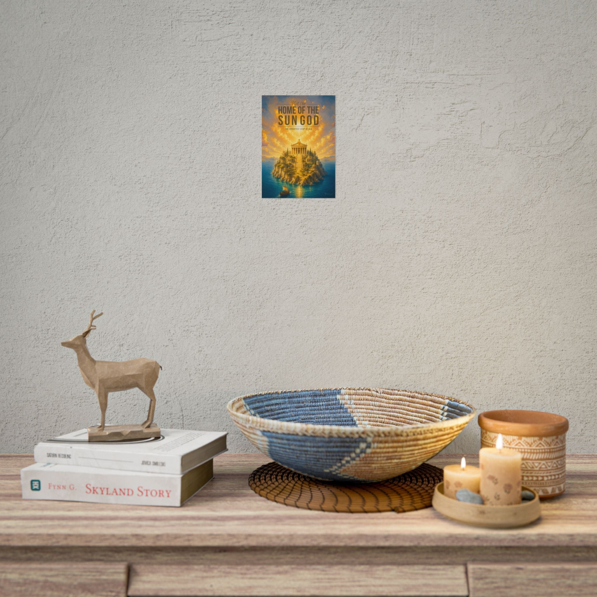 Home Of The Sun God Travel Poster