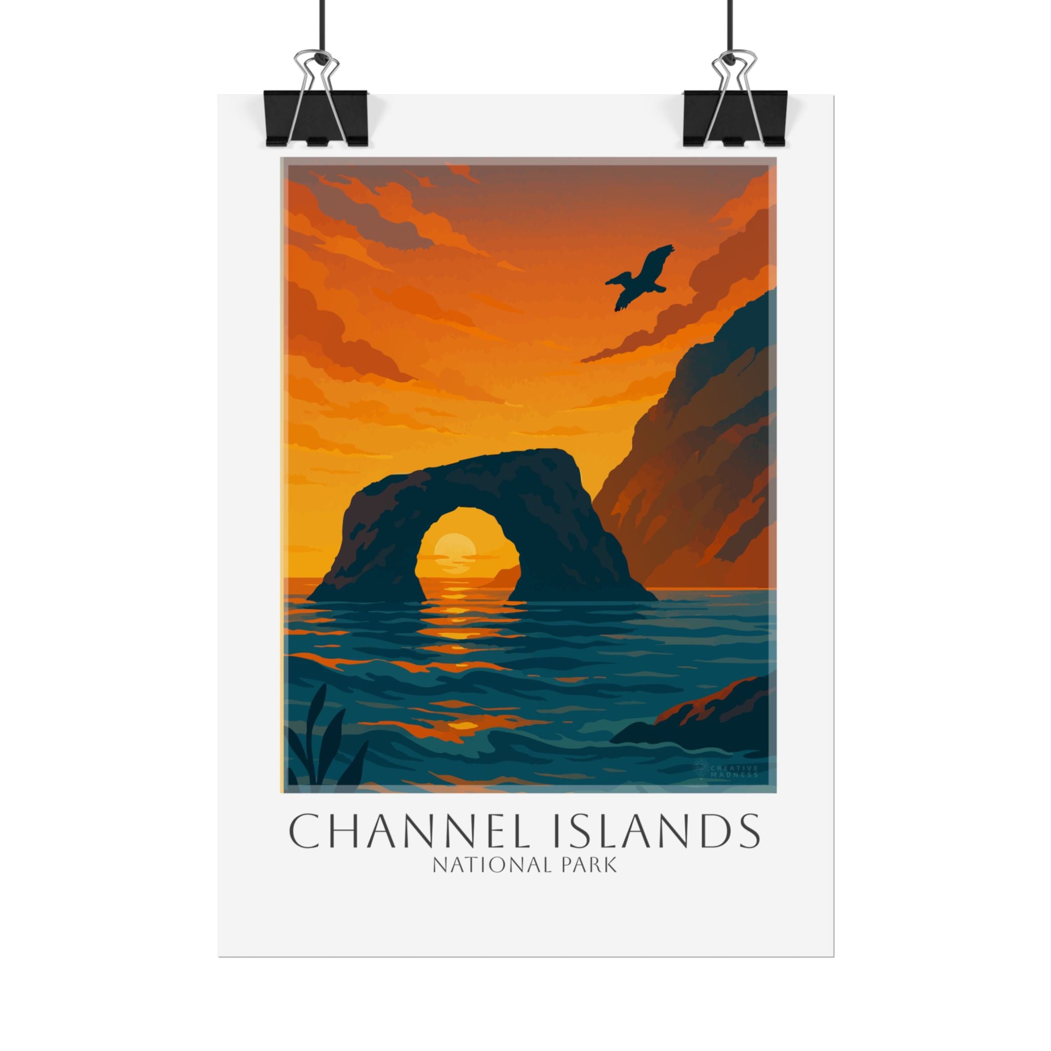 CHANNEL ISLANDS * Travel Poster * National Park Wall Art