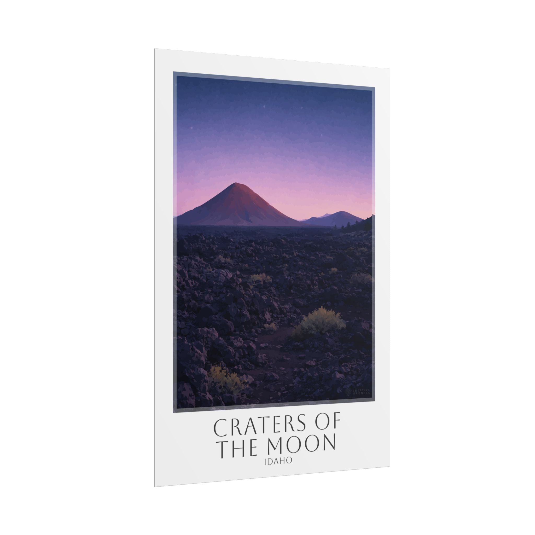 Craters Of The Moon Travel Poster