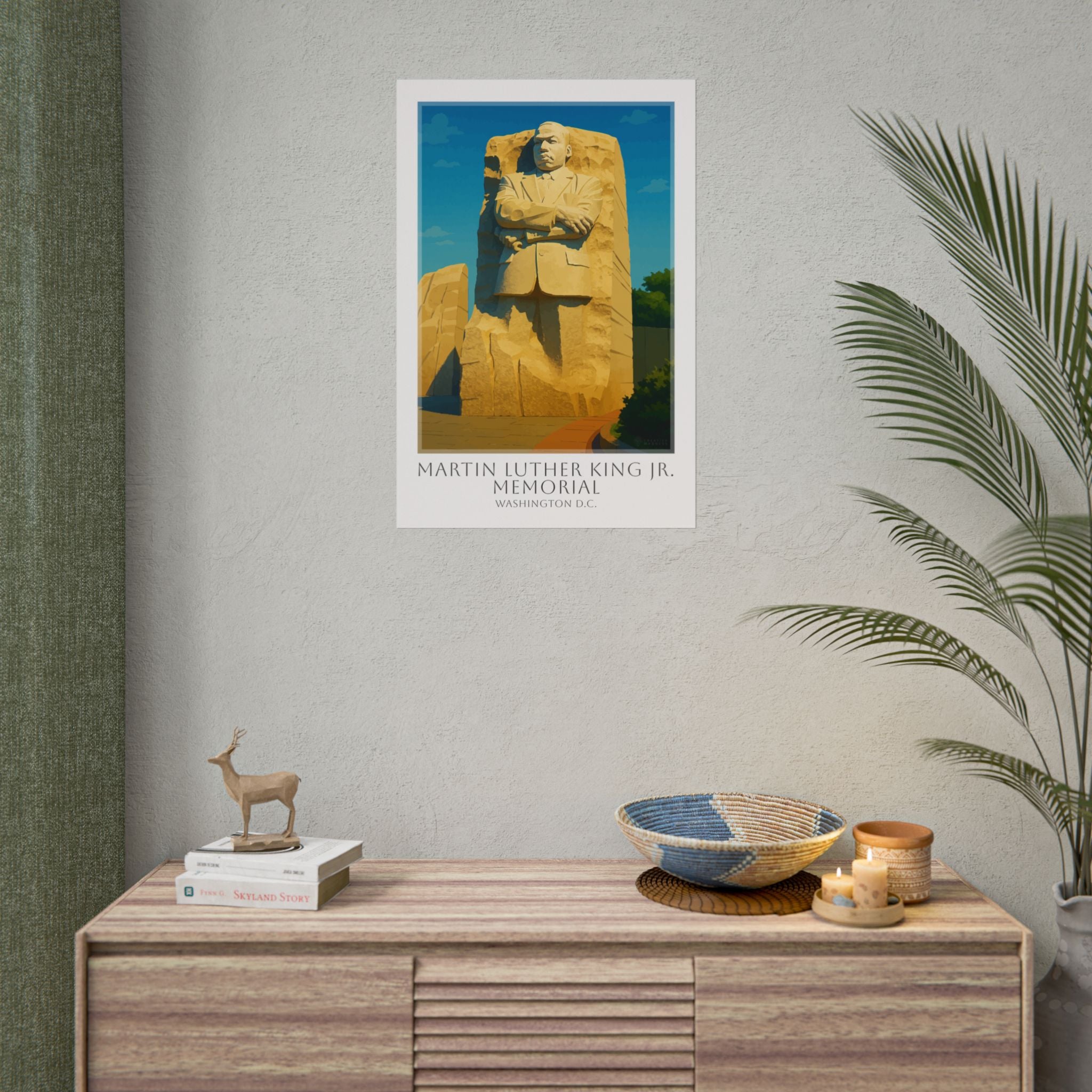 Mlk Jr Memorial Travel Poster
