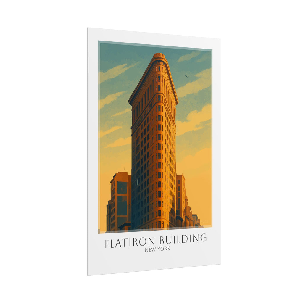 Flatiron Building Travel Poster