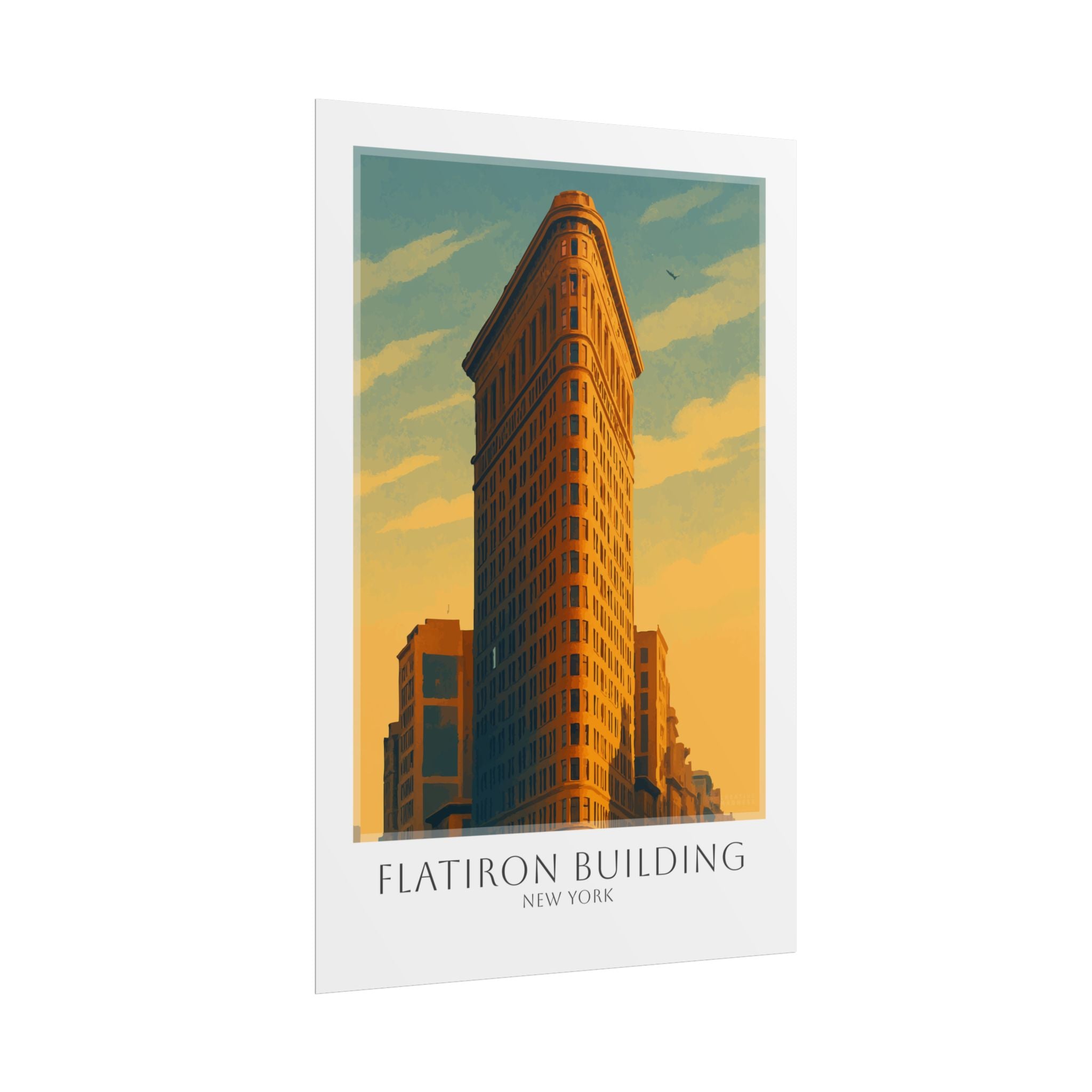 Flatiron Building Travel Poster