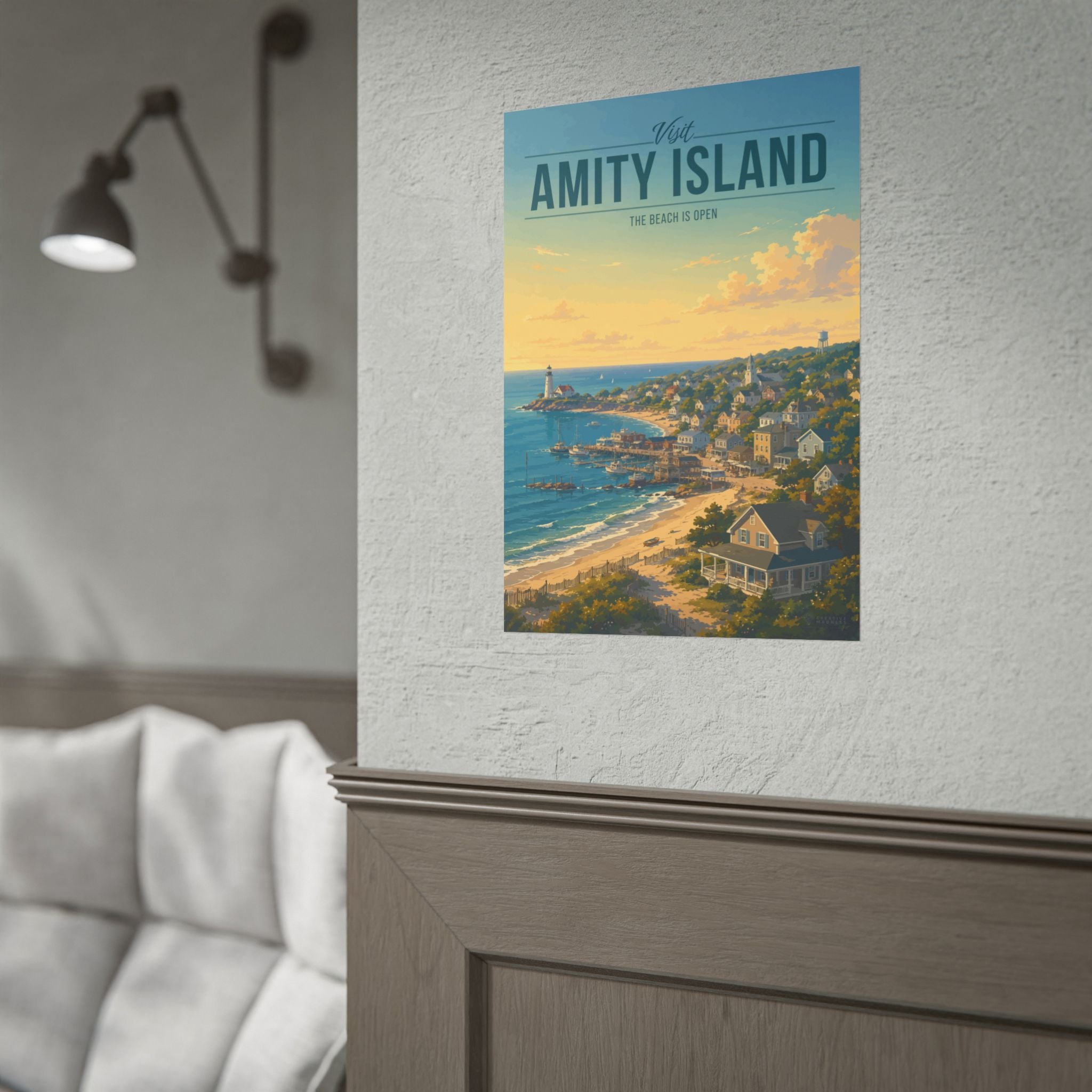 Amity Island Travel Poster
