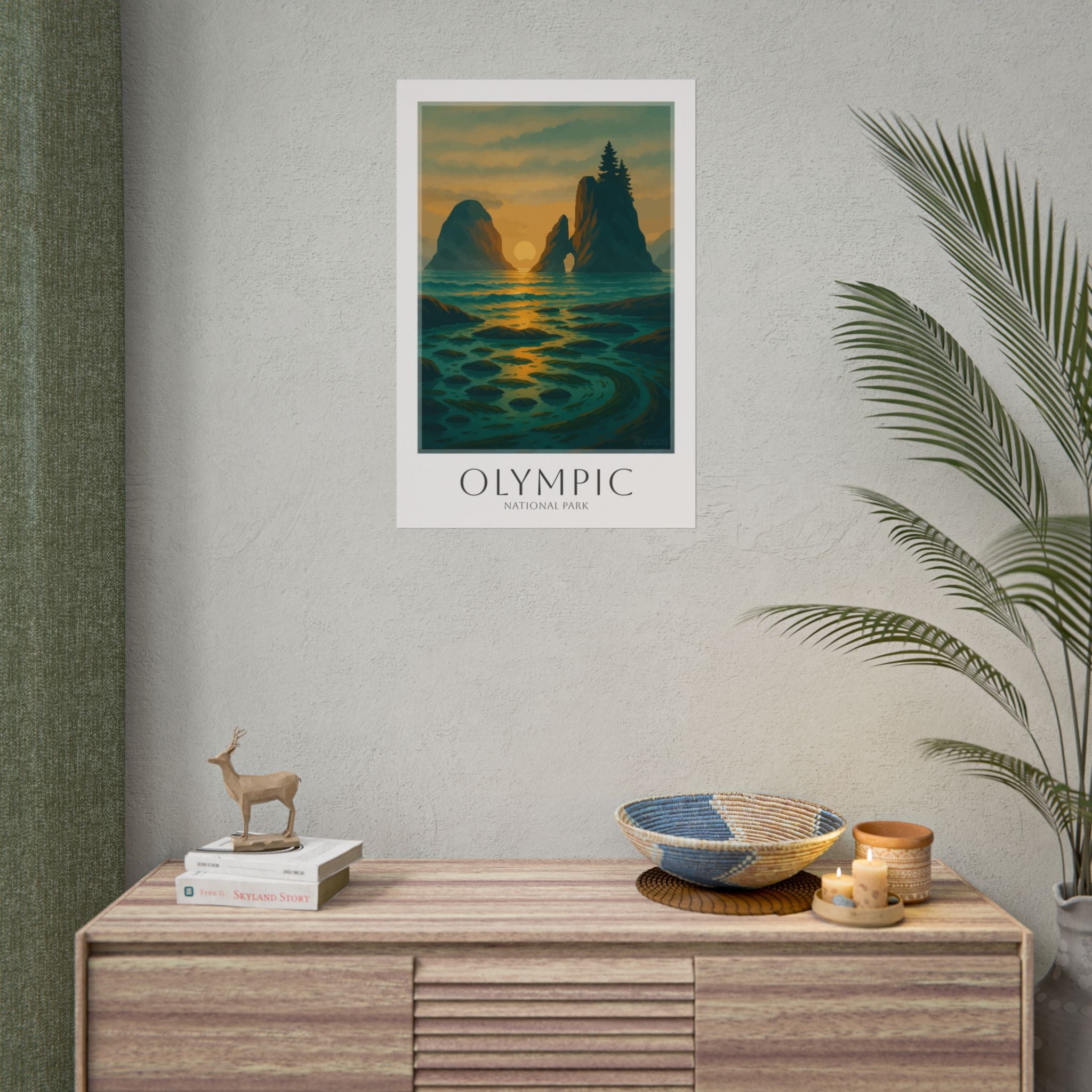OLYMPIC  * Travel Poster * National Park Wall Art