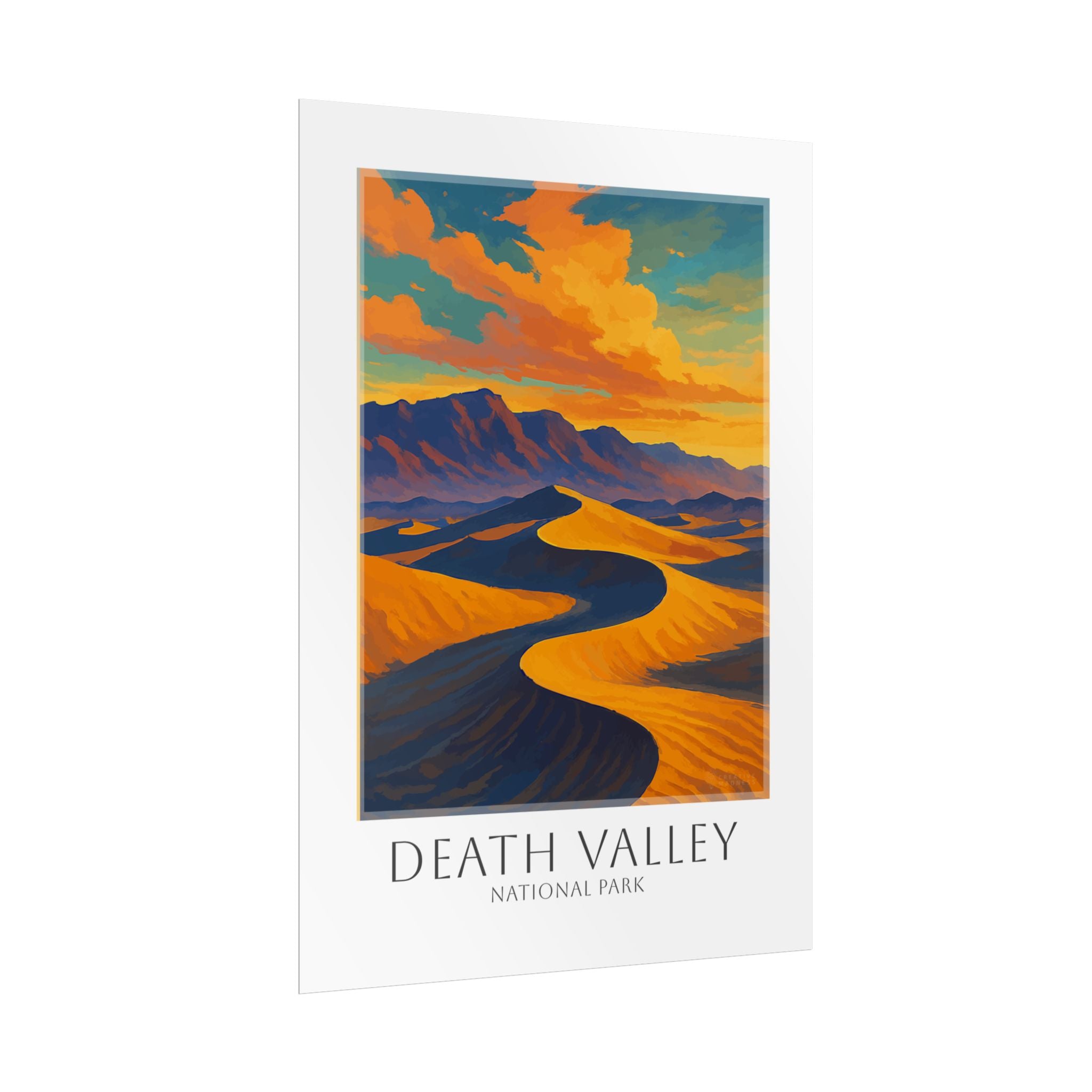 DEATH VALLEY * Travel Poster * National Park Wall Art