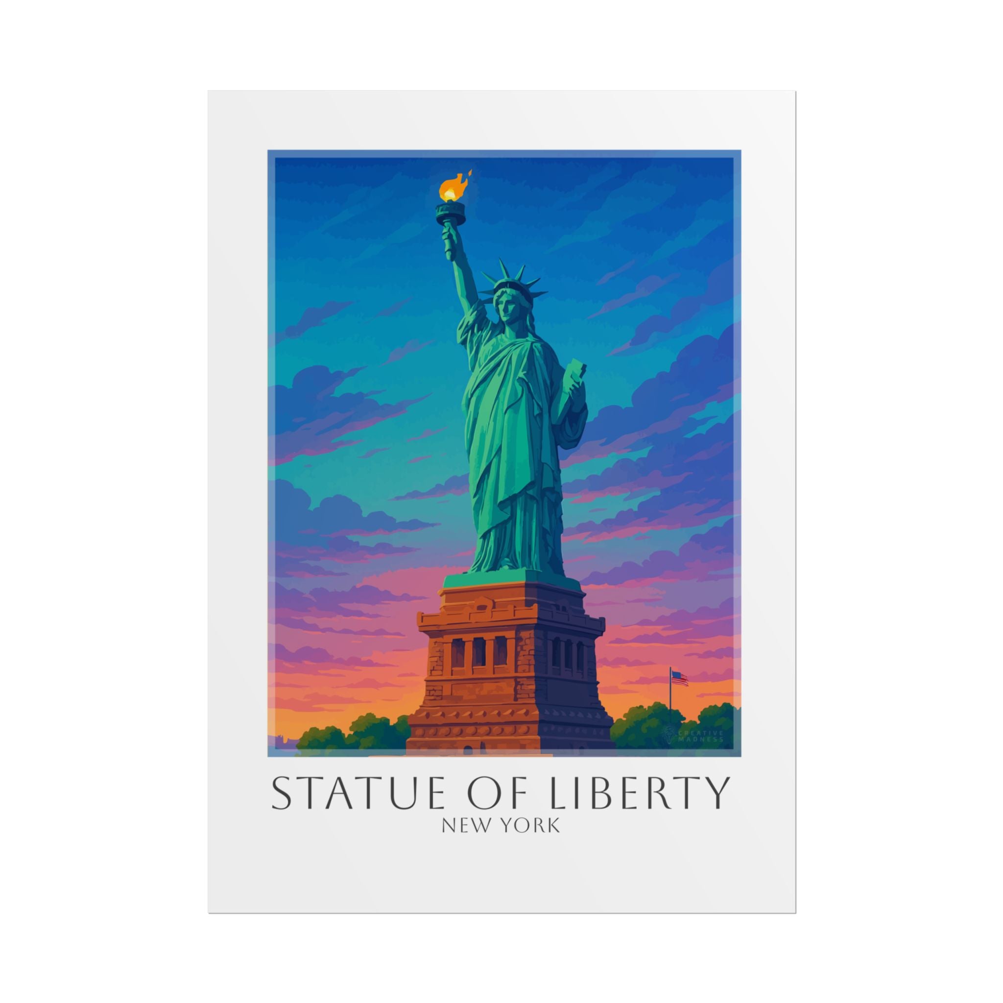 Statue Of Liberty Travel Poster