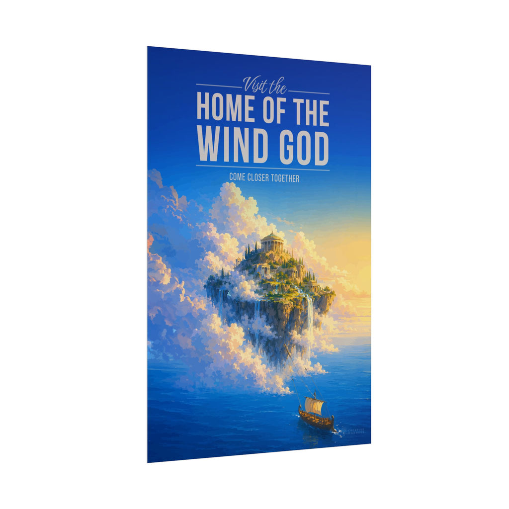 Home Of The Wind God Travel Poster