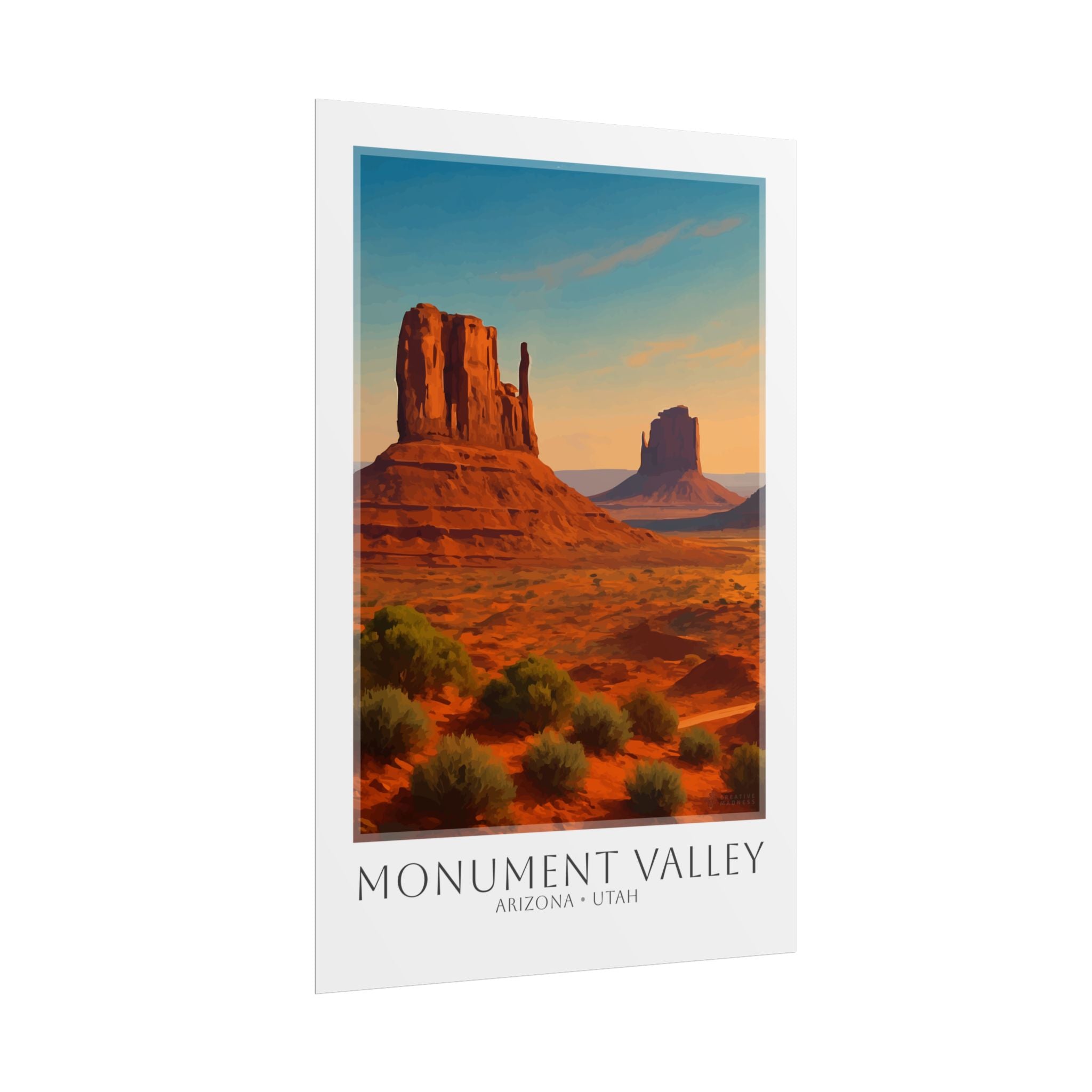 Monument Valley Travel Poster