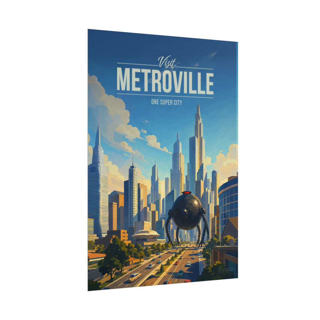 Metroville Travel Poster
