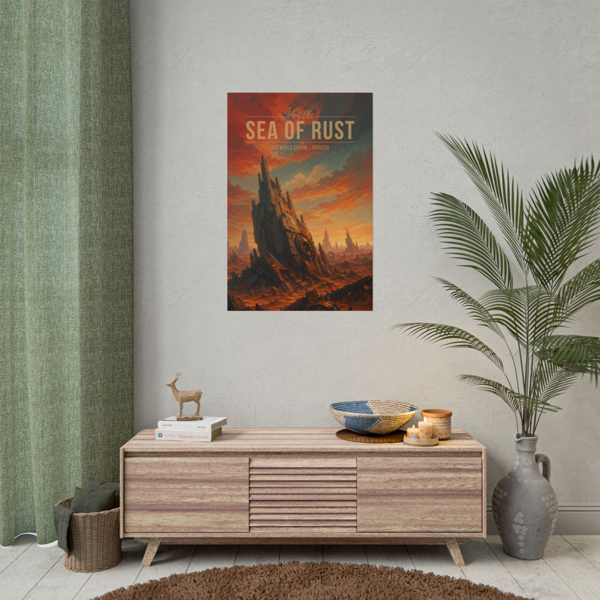 Sea Of Rust Travel Poster