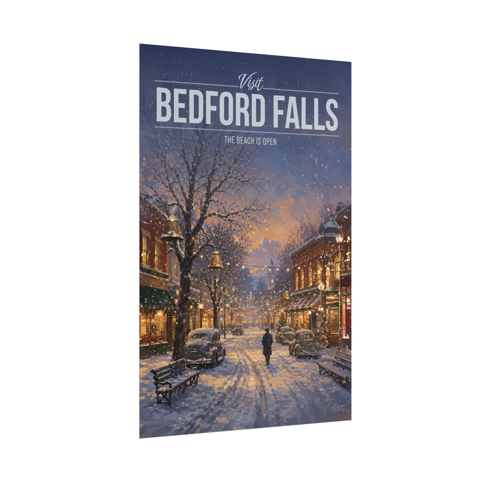 Bedford Falls Travel Poster