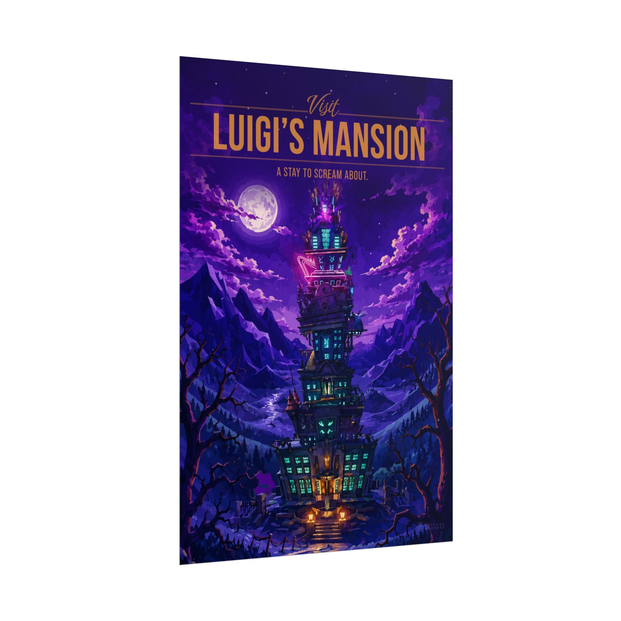 Luigi'S Mansion Travel Poster
