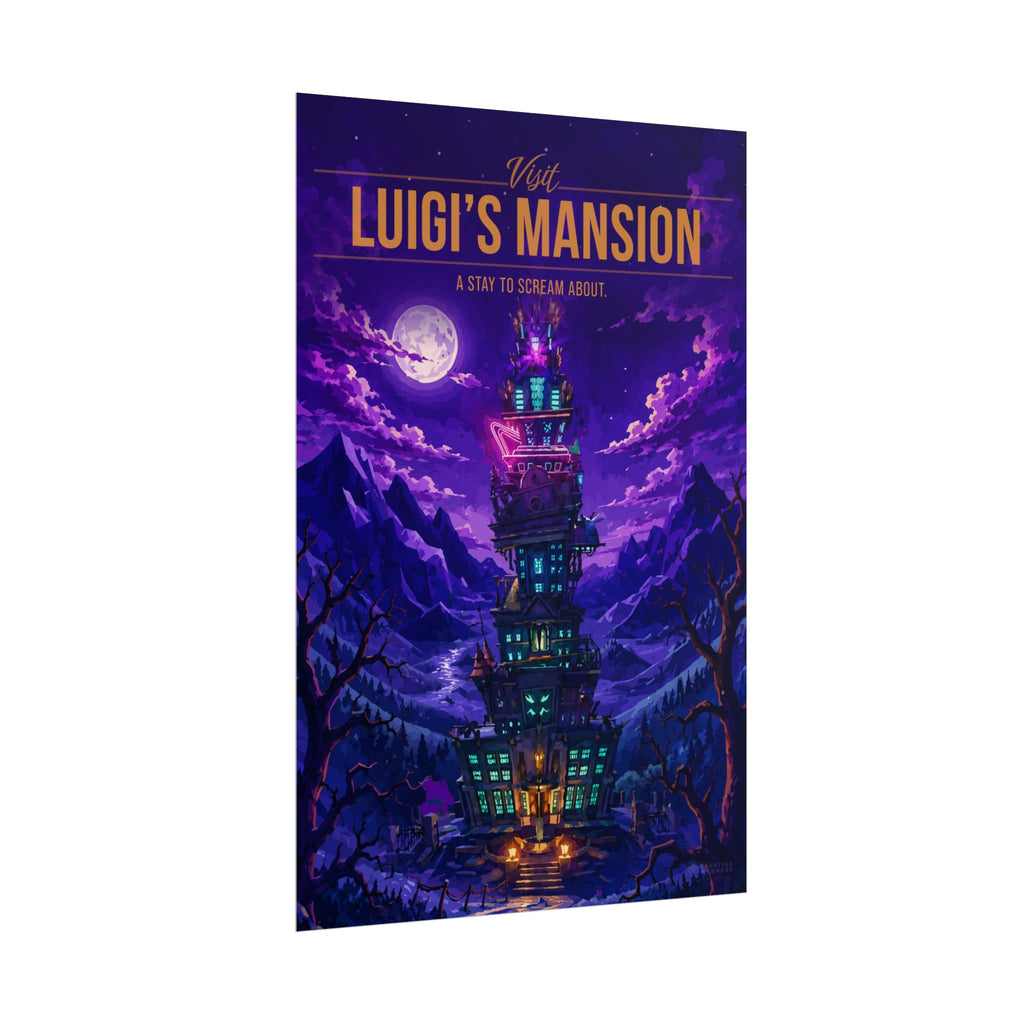 Luigi'S Mansion Travel Poster