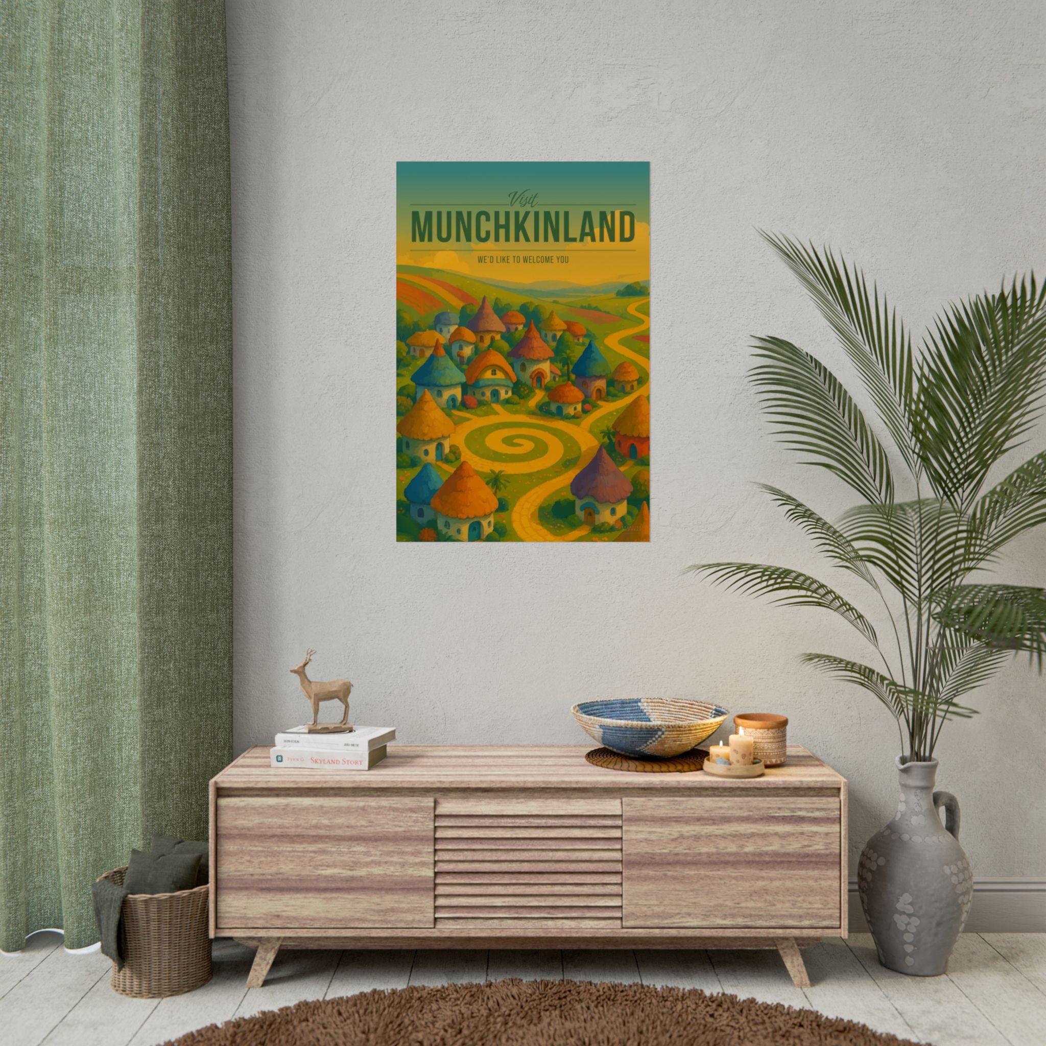 Munchkinland Travel Poster