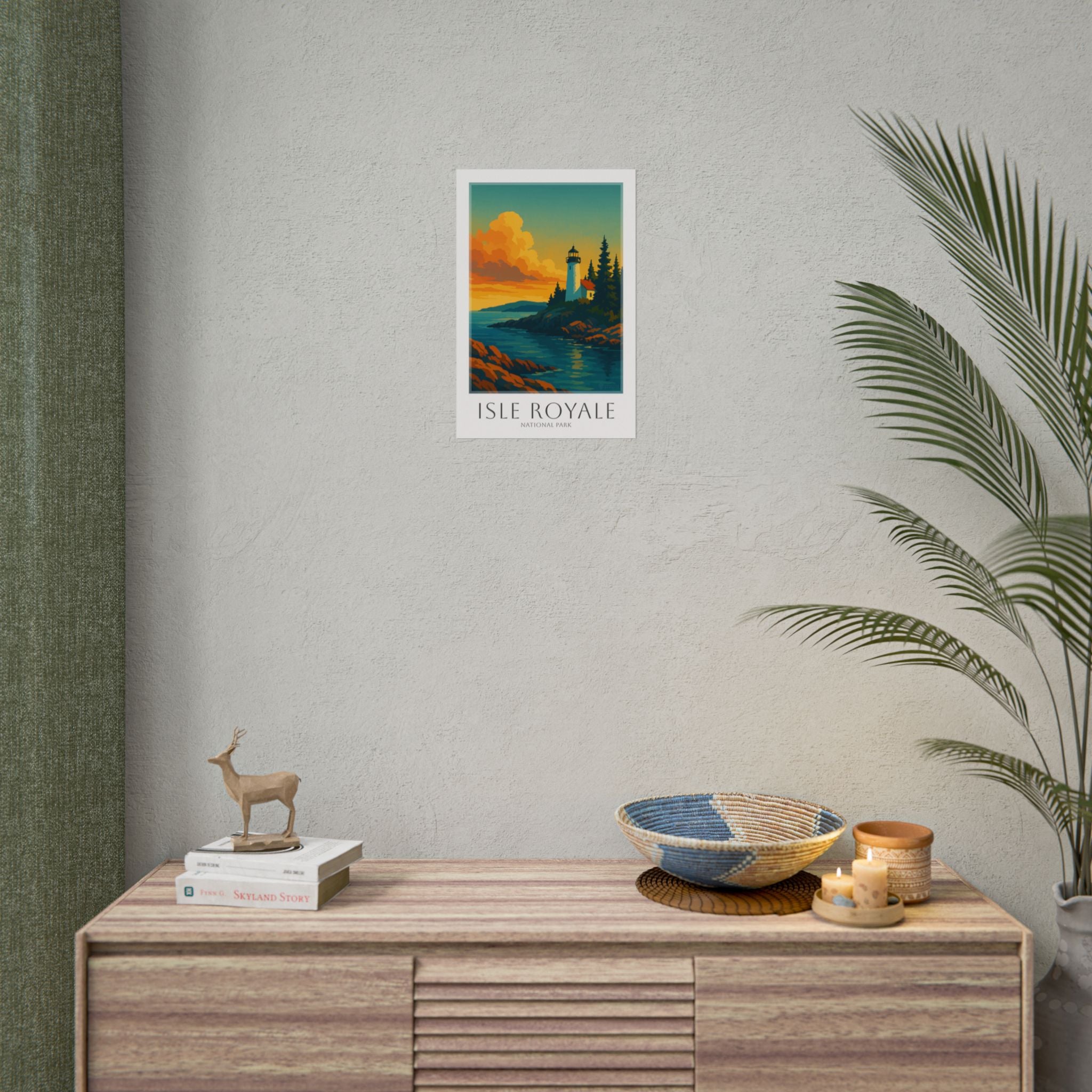ISLE ROYALE * Travel Poster * National Park Wall Art