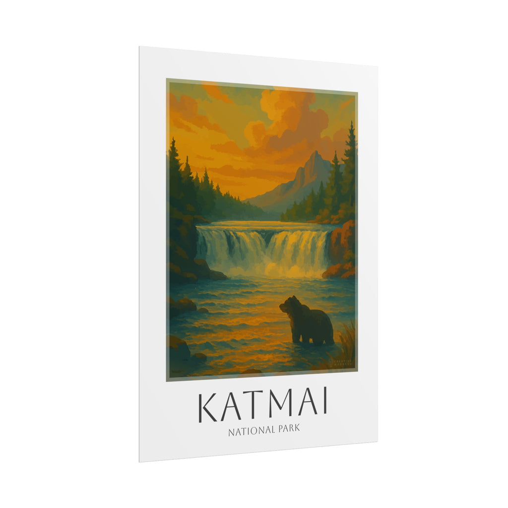 KATMAI * Travel Poster * National Park Wall Art