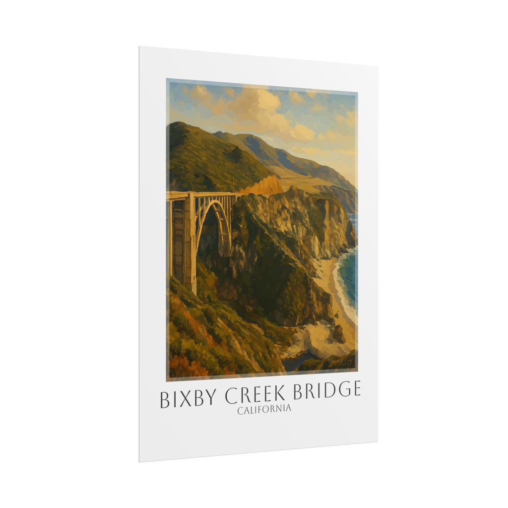 Bixby Creek Bridge Travel Poster