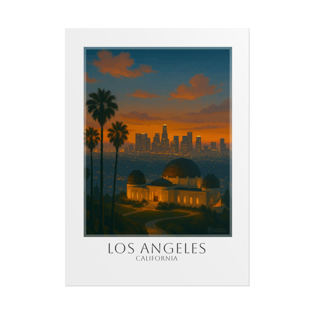 Los Angeles Travel Poster