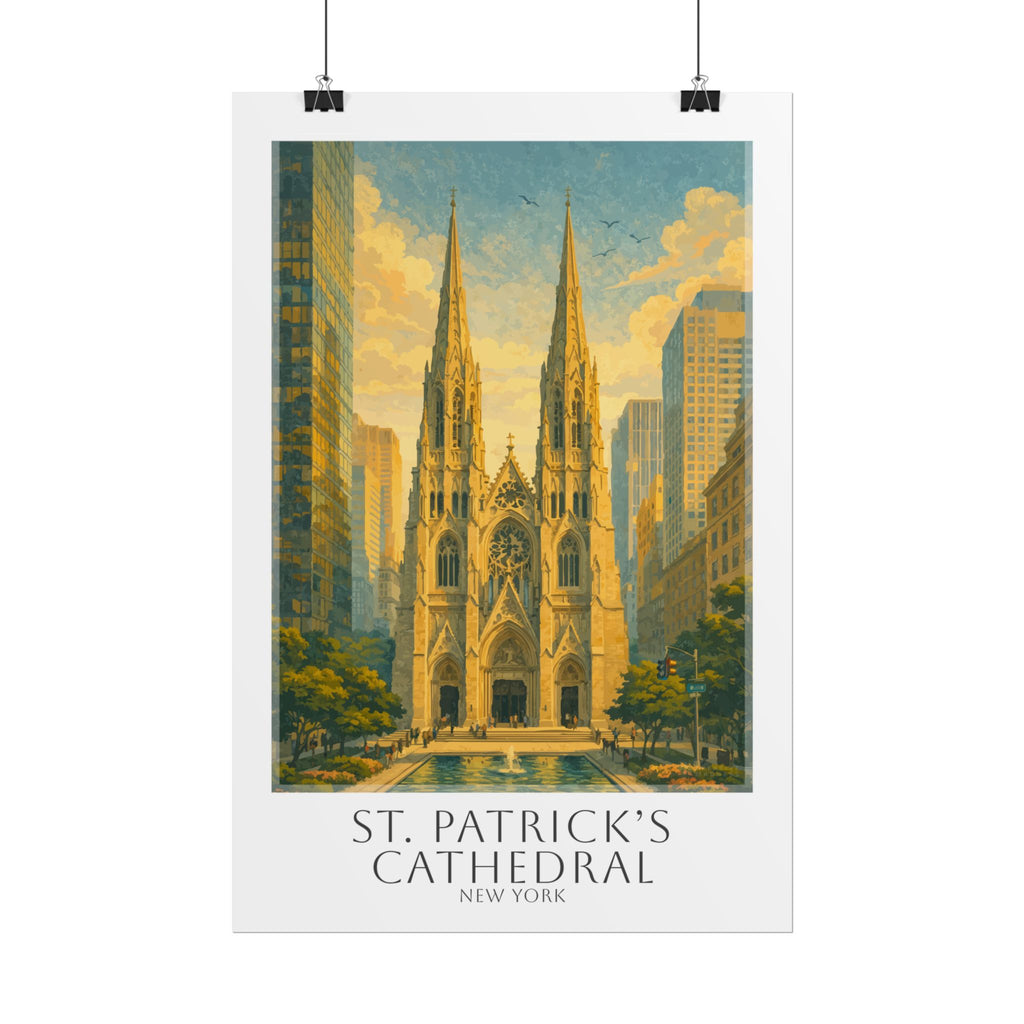 St Patricks Cathedral Travel Poster