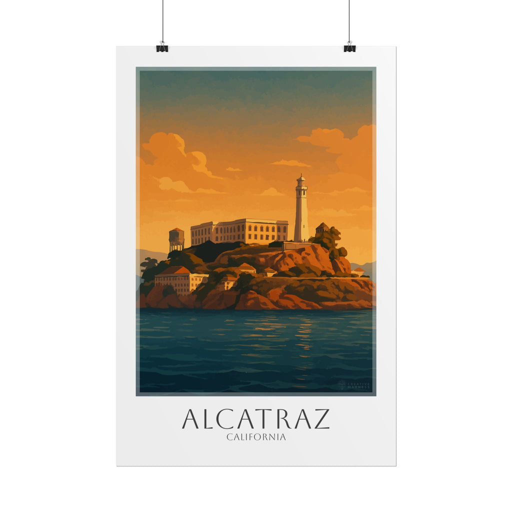 Alcatraz Travel Poster