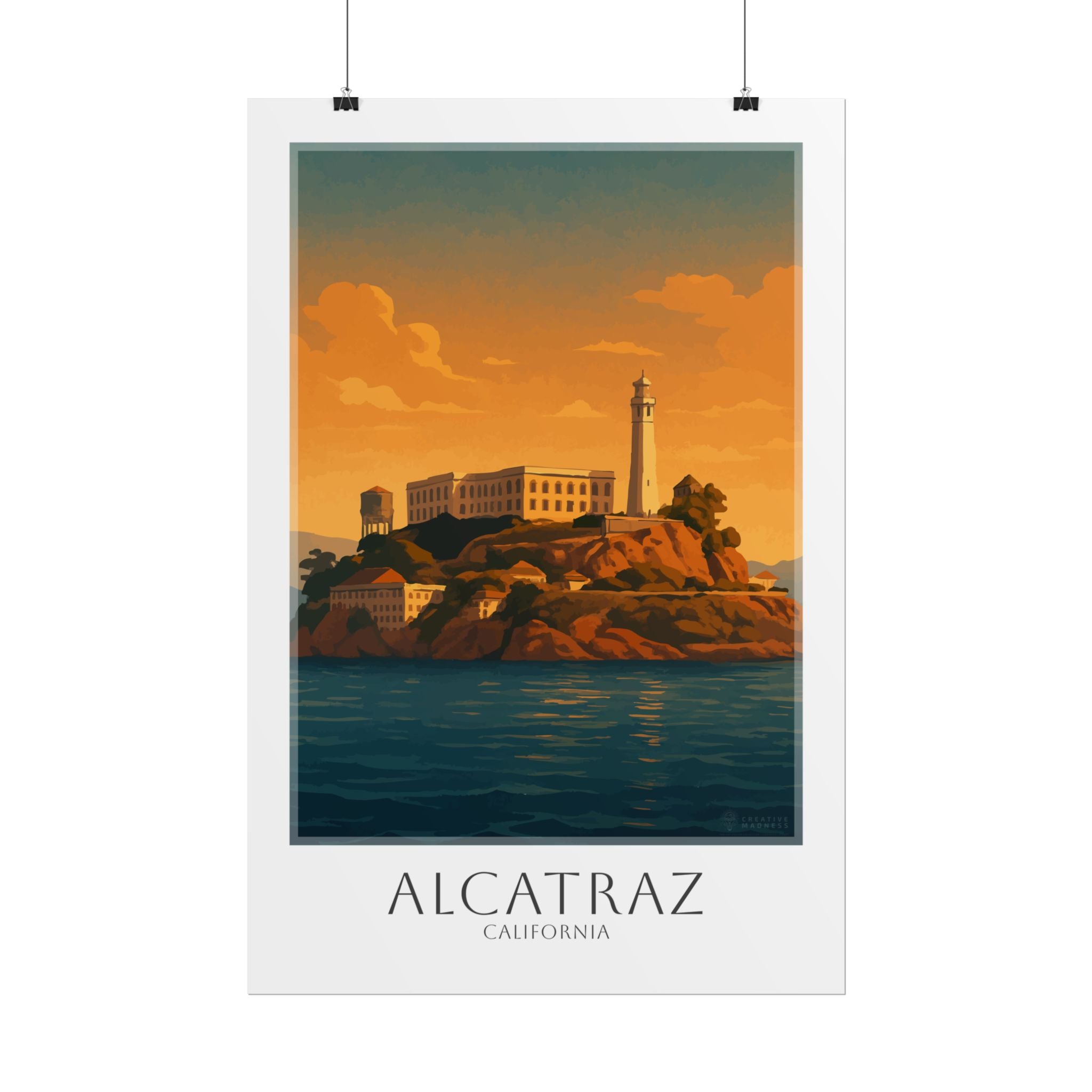 Alcatraz Travel Poster