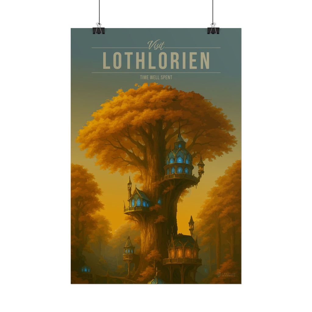 Lothlorien Travel Poster
