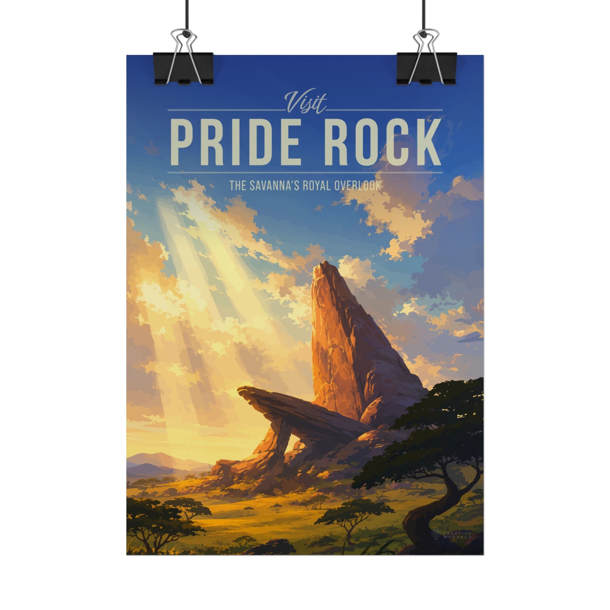 Pride Rock Travel Poster