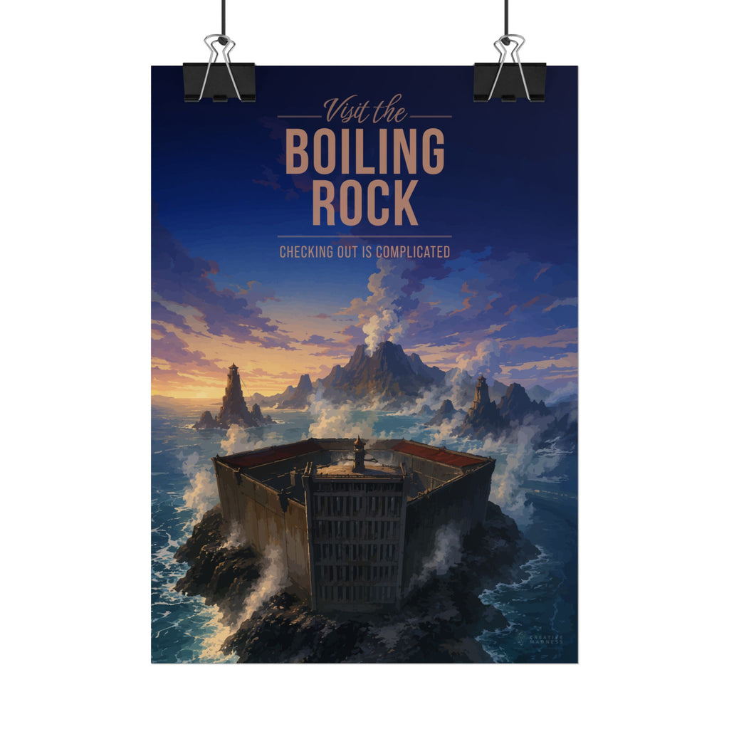 Boiling Rock Travel Poster