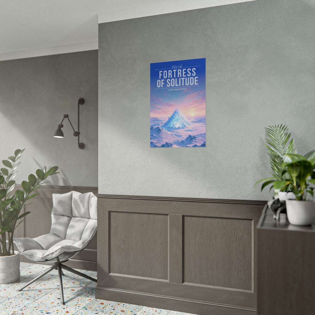 Fortress Of Solitude Travel Poster