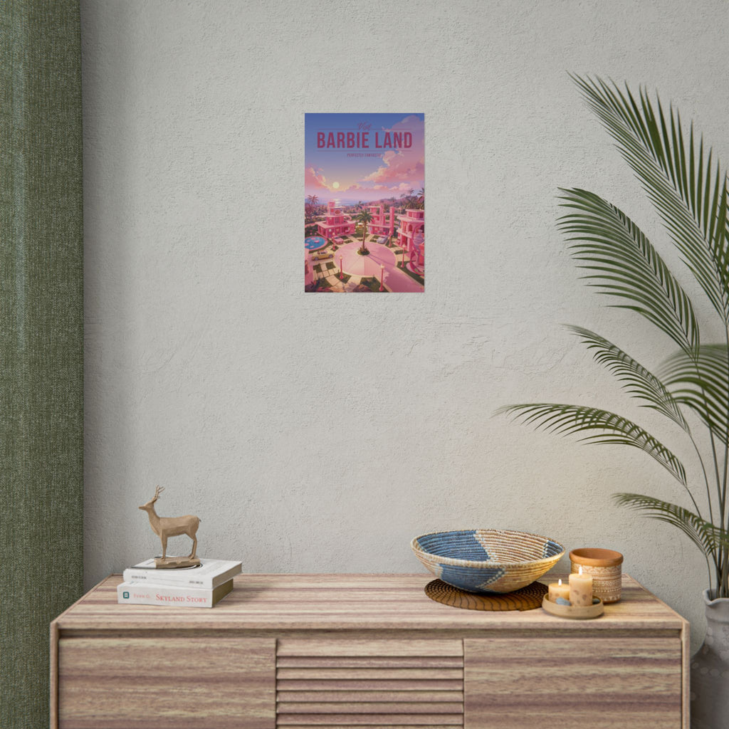 Barbie Land Travel Poster