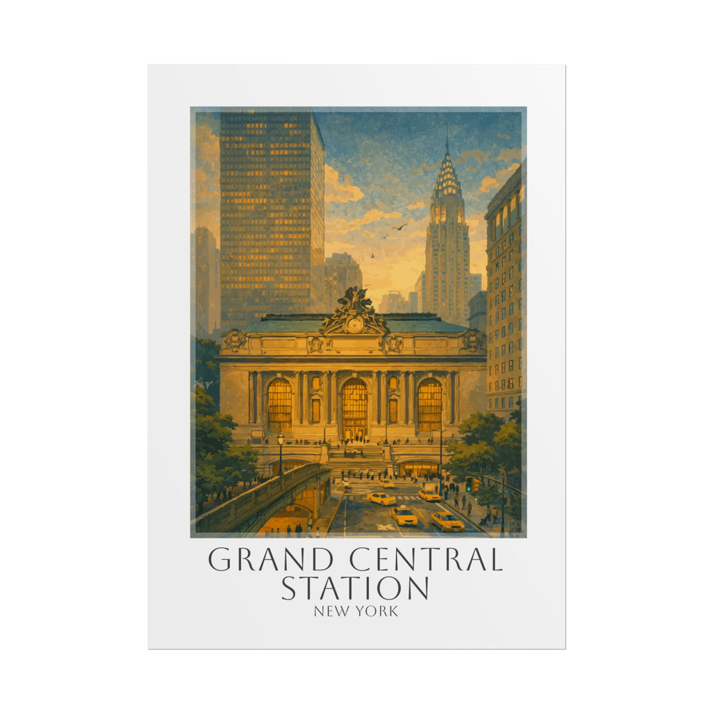 Grand Central Station Travel Poster