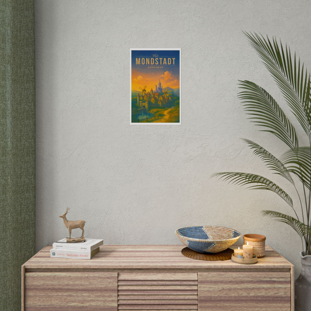 MONDSTADT * Travel Poster * Impactful Fantasy Wall Art