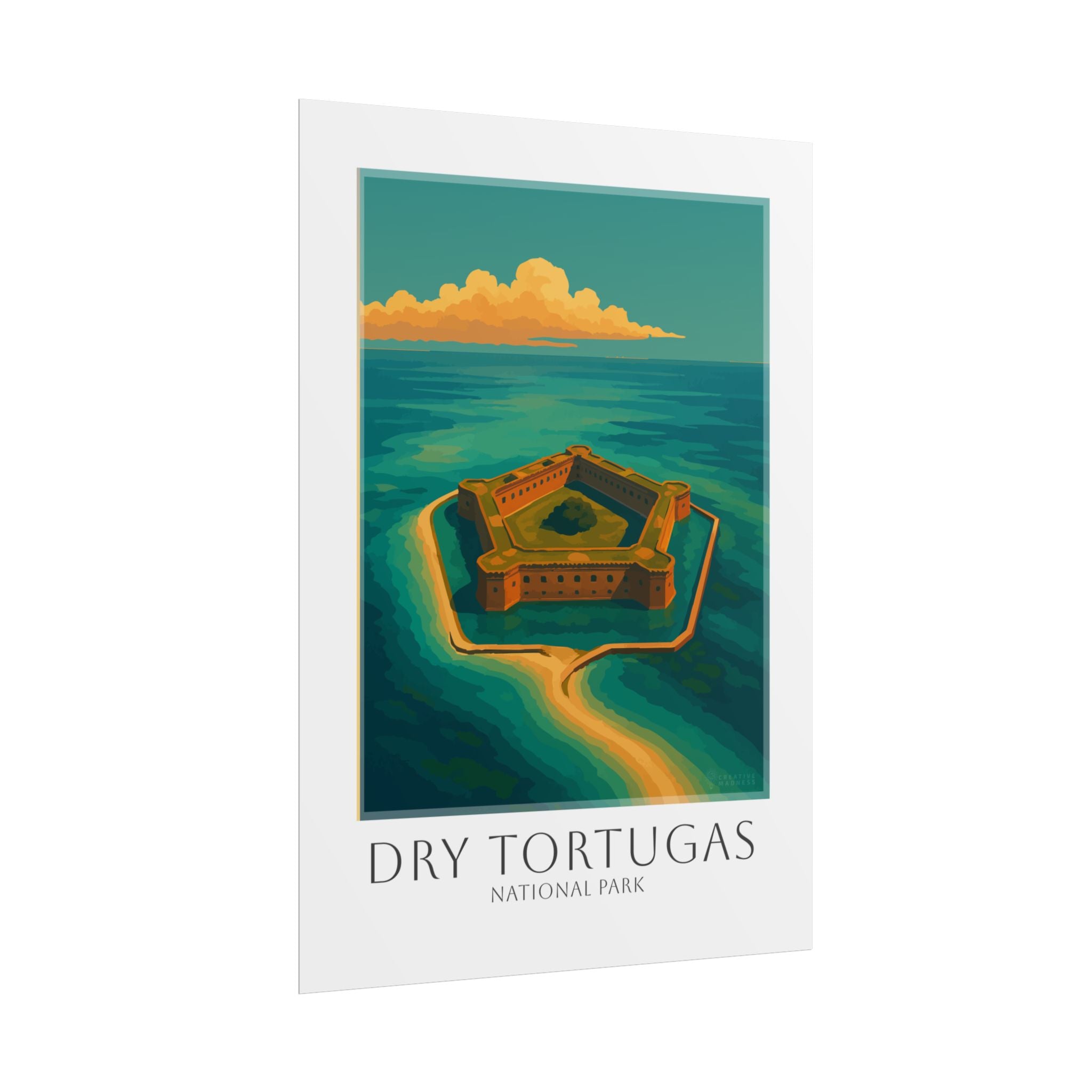 DRY TORTUGAS * Travel Poster * National Park Wall Art