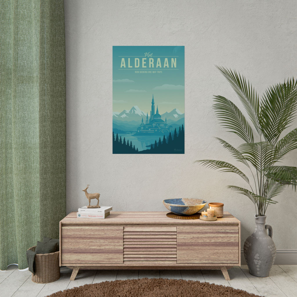 Alderaan Travel Poster