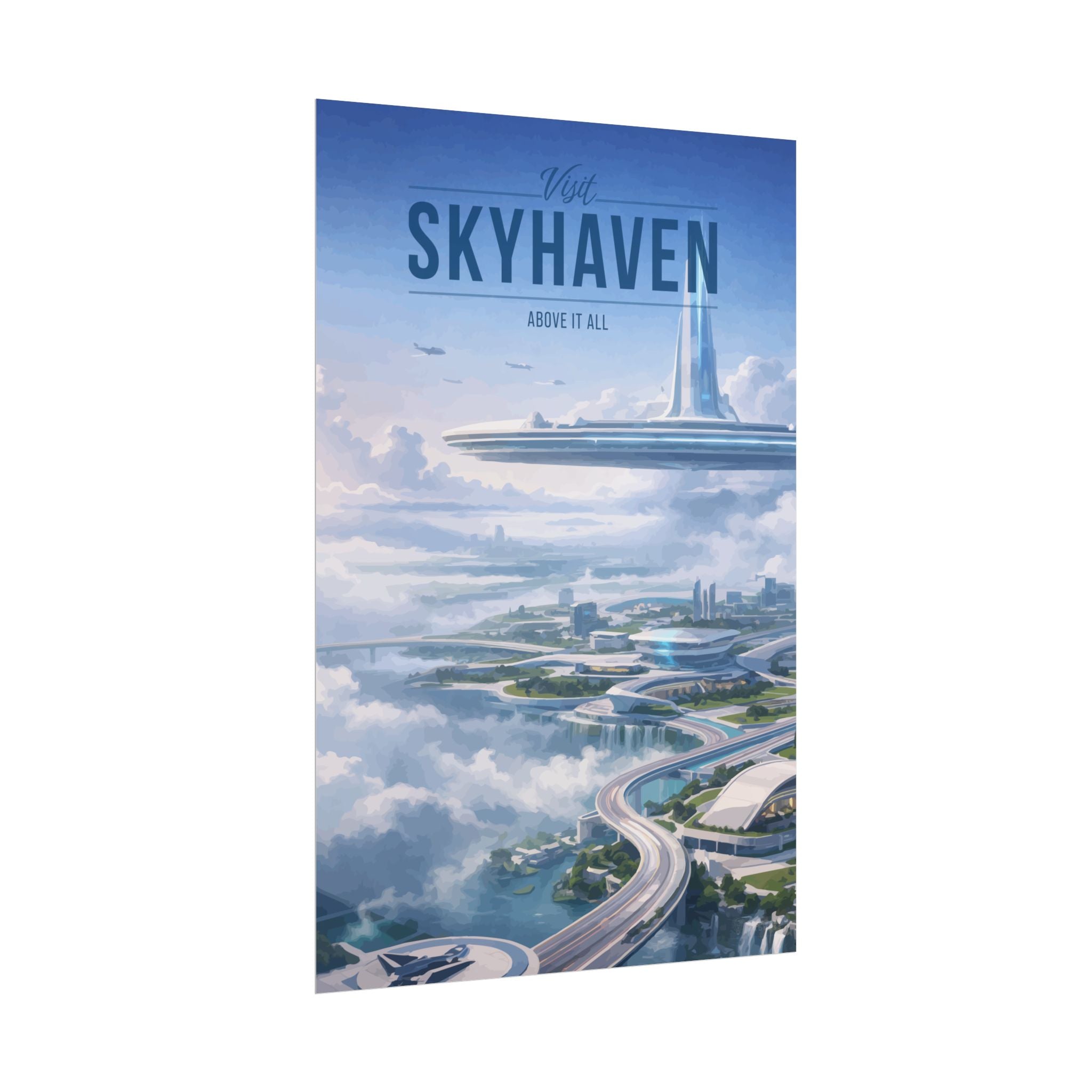 Skyhaven Travel Poster