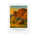 CAPITOL REEF * Travel Poster * National Park Wall Art