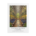 Thorncrown Chapel Travel Poster