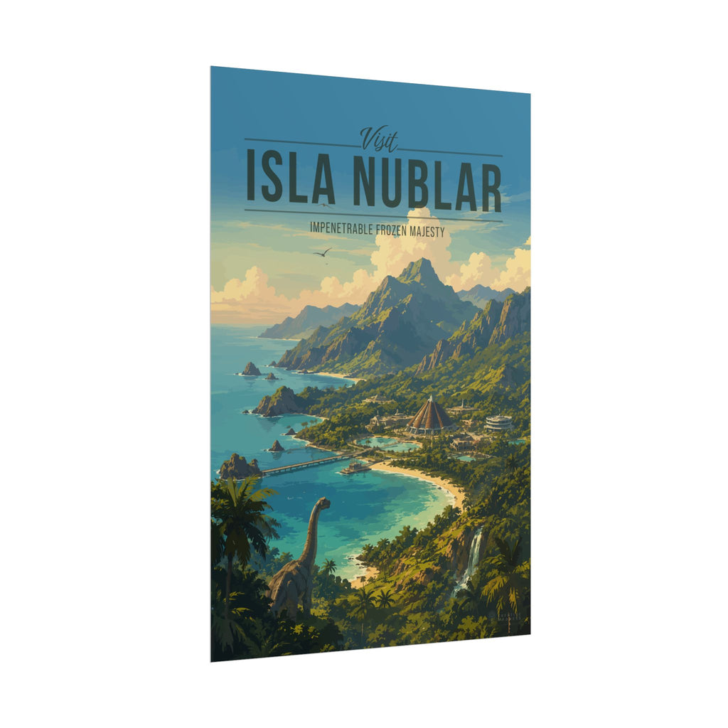 Isla Nublar Travel Poster