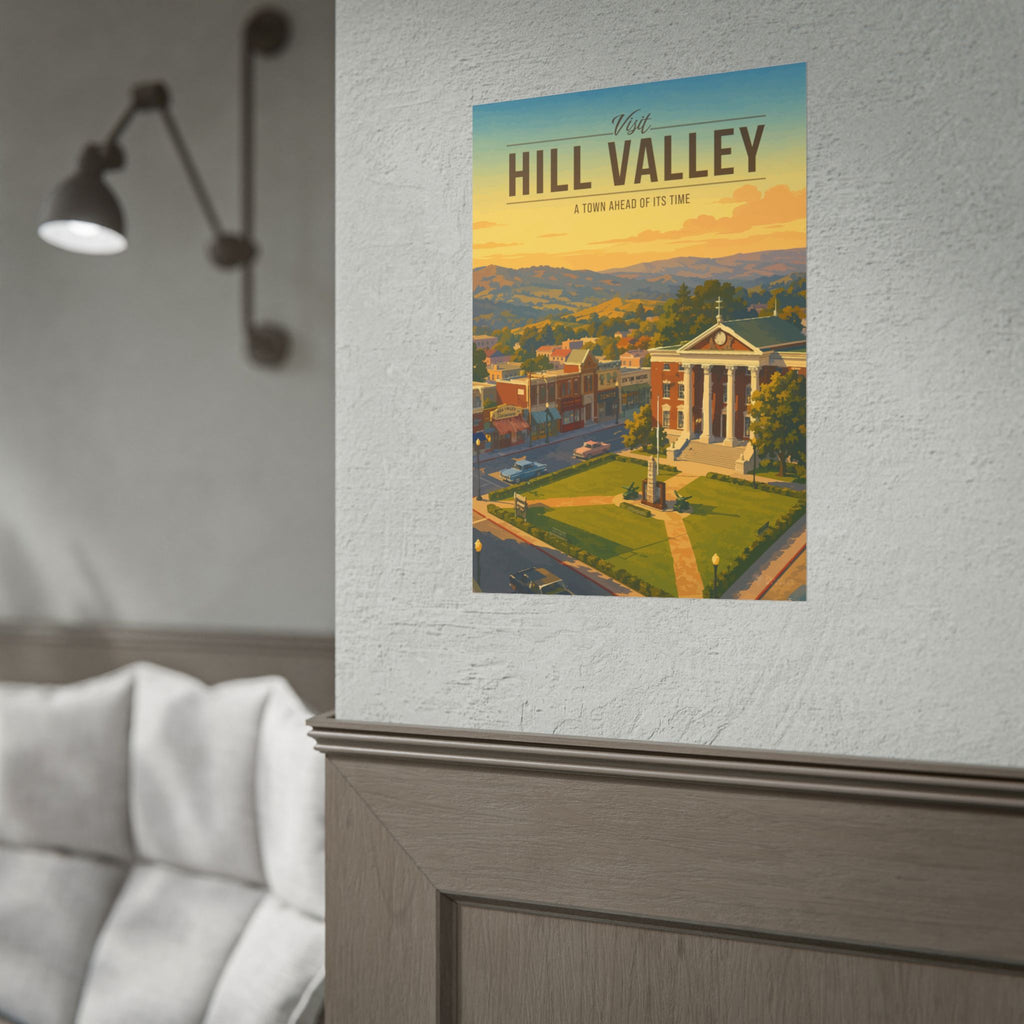 Hill Valley Travel Poster